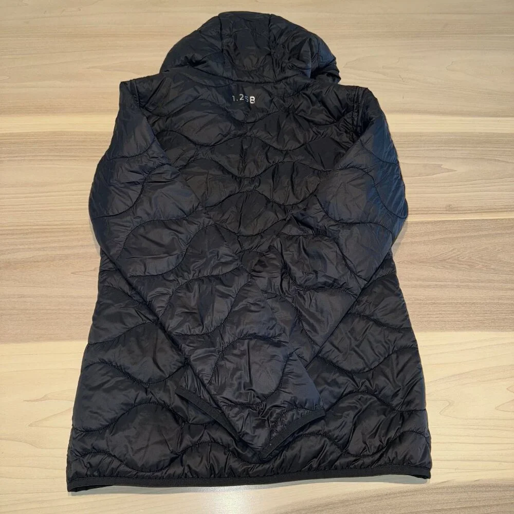 Aparso ROUTE Black Nylon Polyester Filled Full Zip Long Sleeve Jacket Medium M